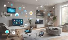 Smart home with lots of gadgets